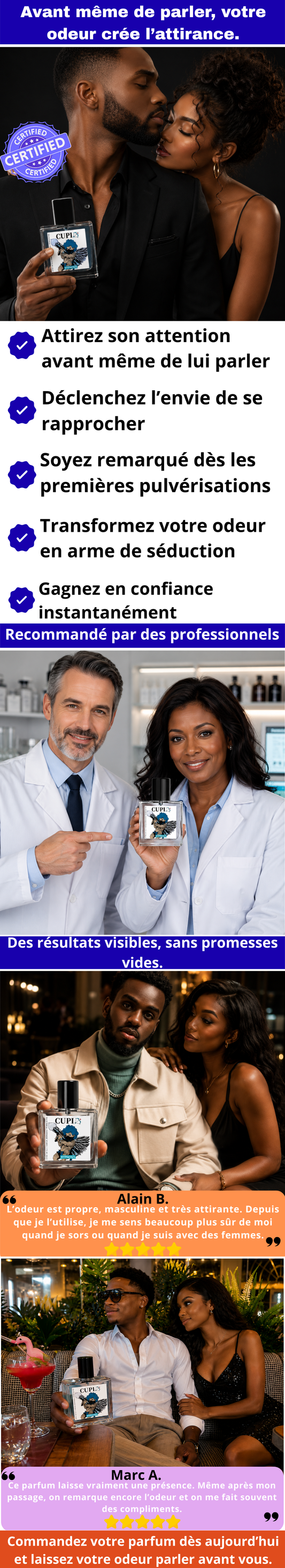 Le parfum masculin qui attire les regards des femmes